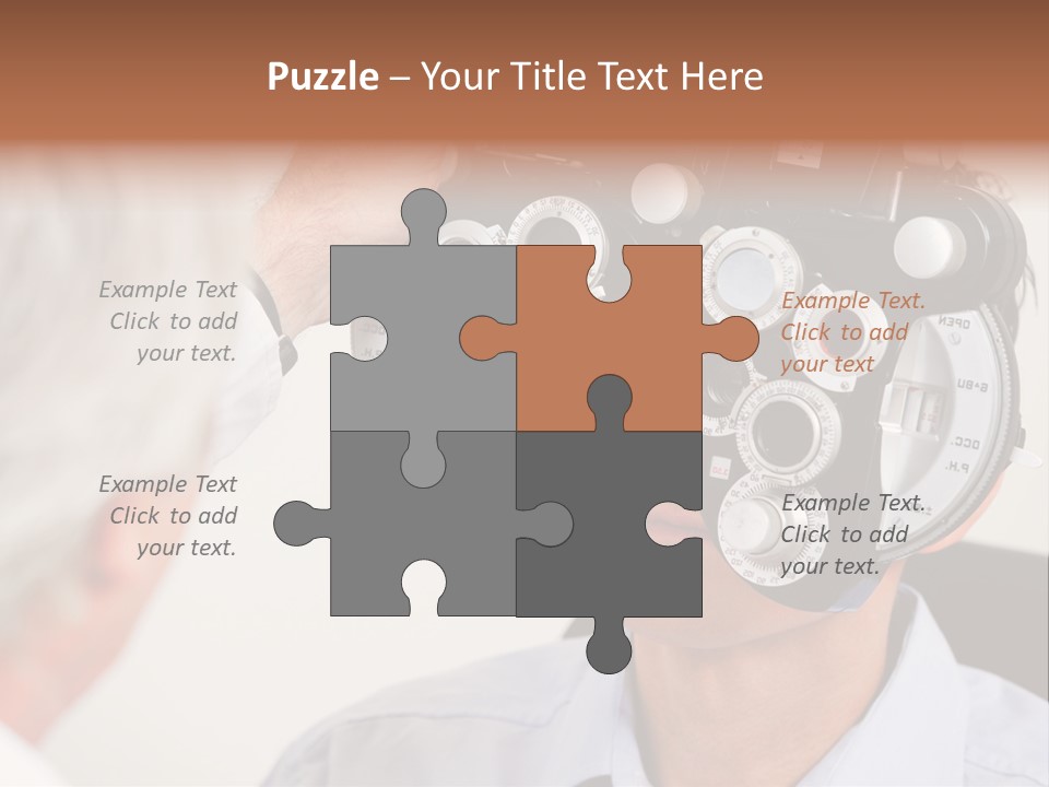 Refractive Phoropter Doctor PowerPoint Template