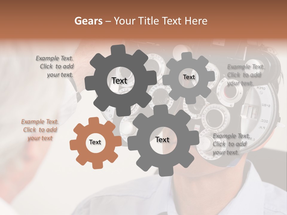 Refractive Phoropter Doctor PowerPoint Template
