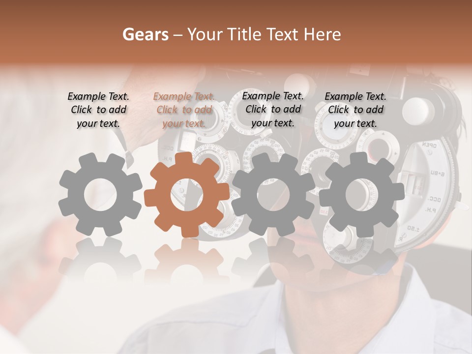 Refractive Phoropter Doctor PowerPoint Template