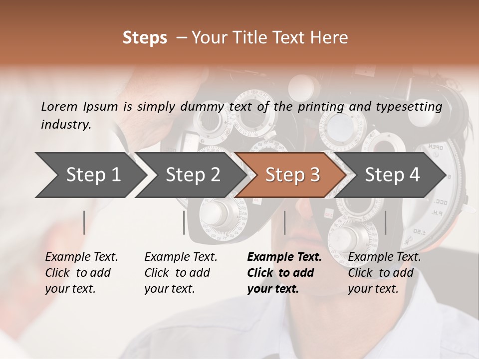 Refractive Phoropter Doctor PowerPoint Template