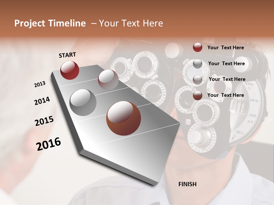 Refractive Phoropter Doctor PowerPoint Template