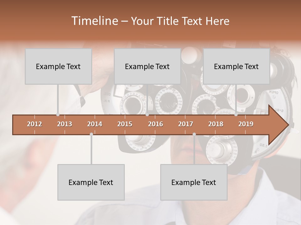 Refractive Phoropter Doctor PowerPoint Template