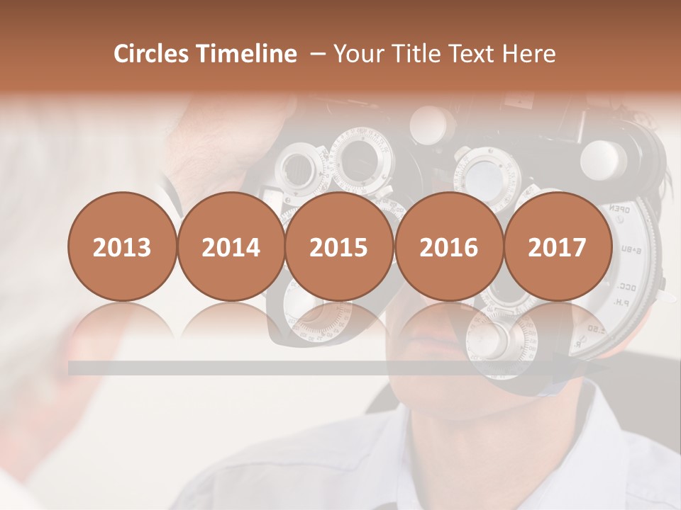 Refractive Phoropter Doctor PowerPoint Template