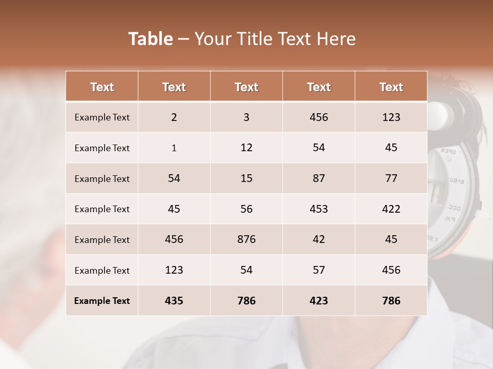 Refractive Phoropter Doctor PowerPoint Template