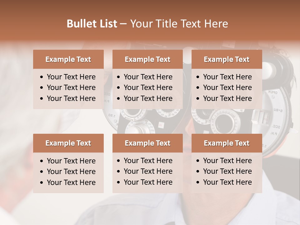 Refractive Phoropter Doctor PowerPoint Template