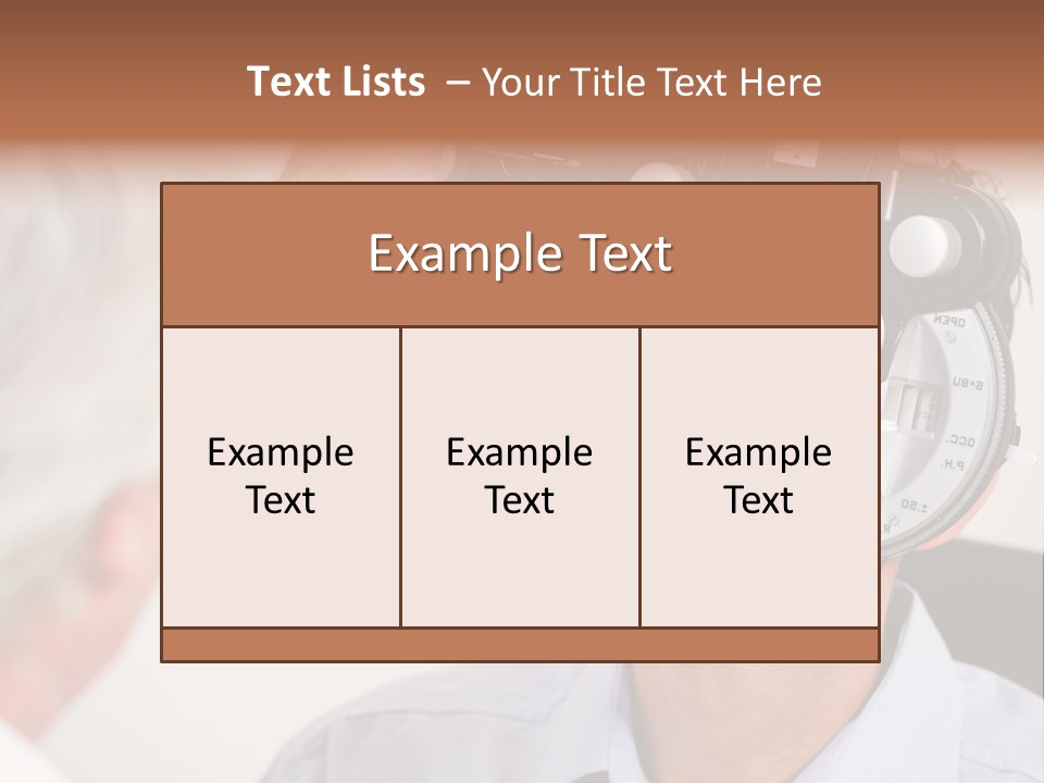 Refractive Phoropter Doctor PowerPoint Template