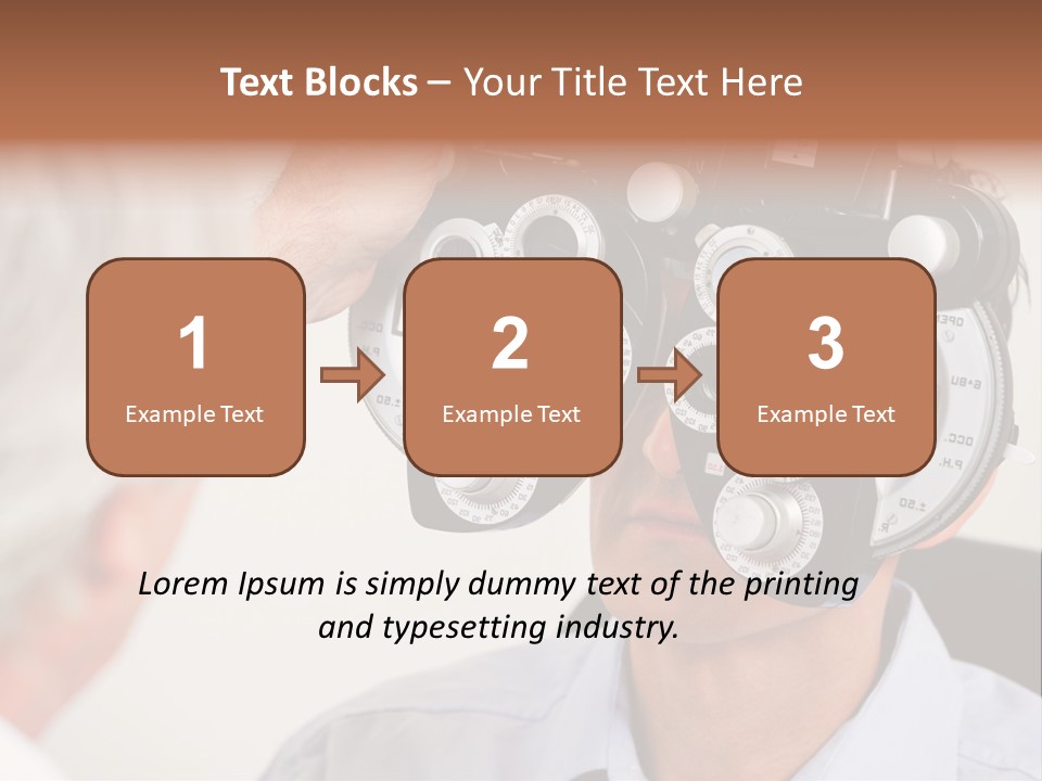 Refractive Phoropter Doctor PowerPoint Template