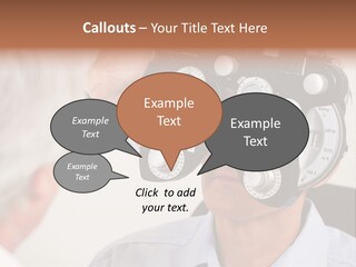 Refractive Phoropter Doctor PowerPoint Template