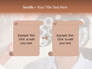Refractive Phoropter Doctor PowerPoint Template
