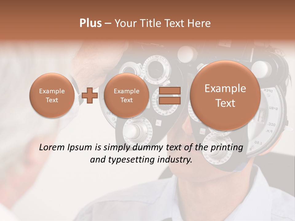 Refractive Phoropter Doctor PowerPoint Template