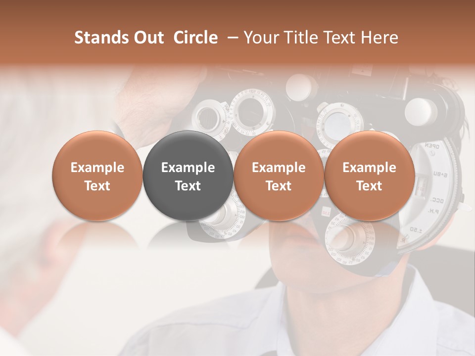 Refractive Phoropter Doctor PowerPoint Template