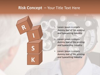 Refractive Phoropter Doctor PowerPoint Template