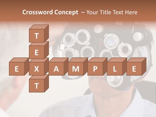Refractive Phoropter Doctor PowerPoint Template