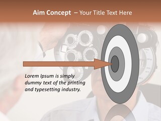 Refractive Phoropter Doctor PowerPoint Template