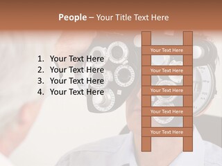 Refractive Phoropter Doctor PowerPoint Template