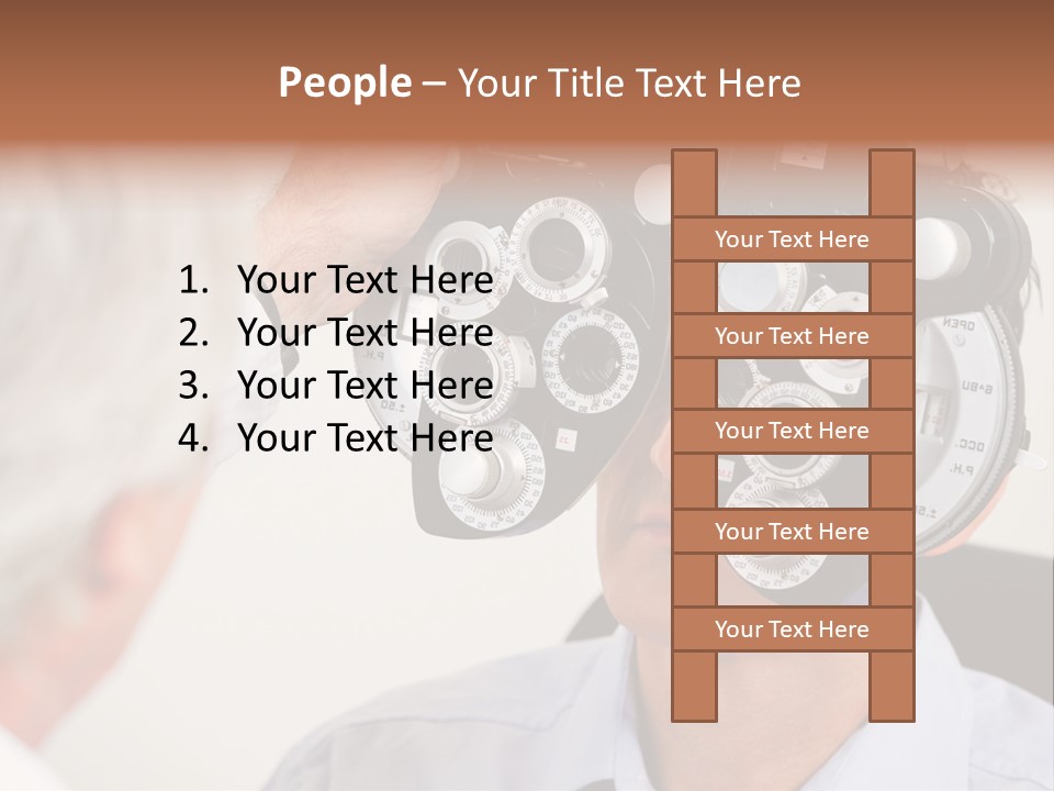 Refractive Phoropter Doctor PowerPoint Template