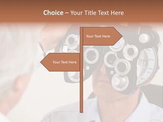 Refractive Phoropter Doctor PowerPoint Template