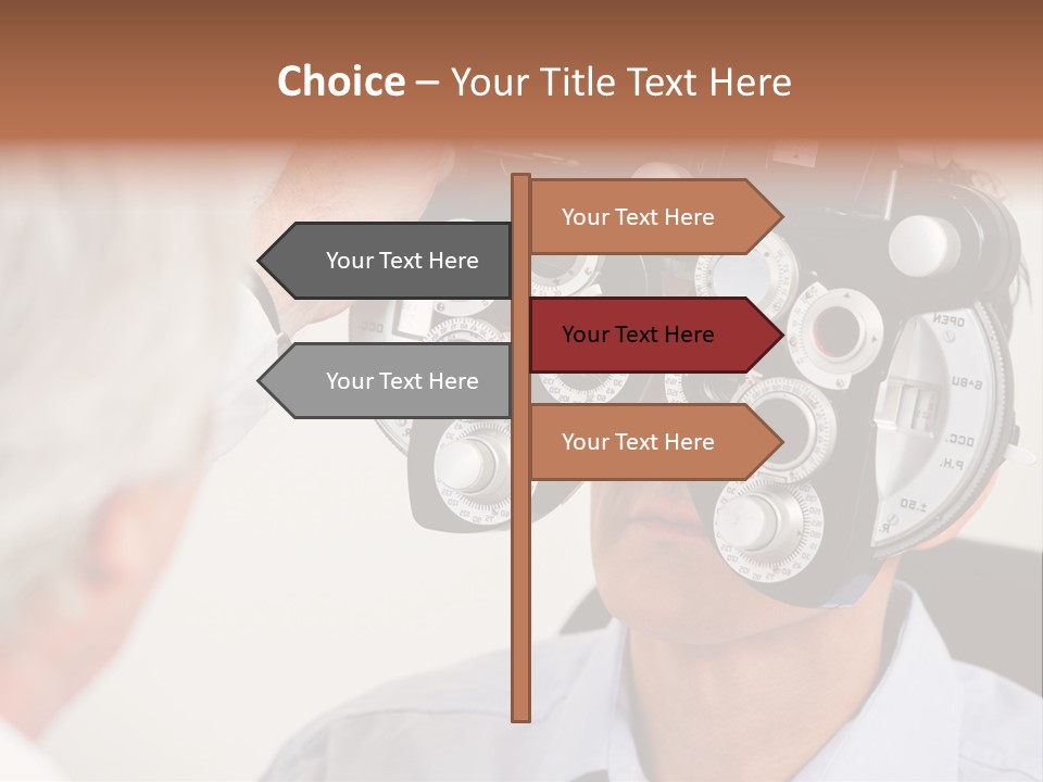 Refractive Phoropter Doctor PowerPoint Template