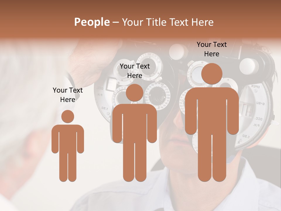 Refractive Phoropter Doctor PowerPoint Template
