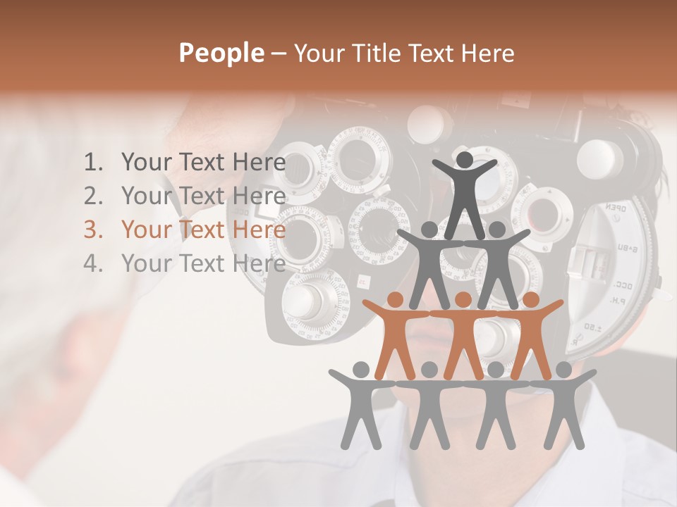 Refractive Phoropter Doctor PowerPoint Template