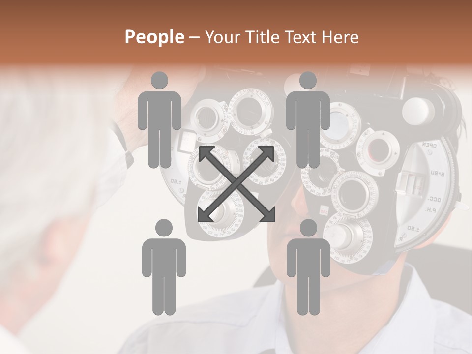 Refractive Phoropter Doctor PowerPoint Template