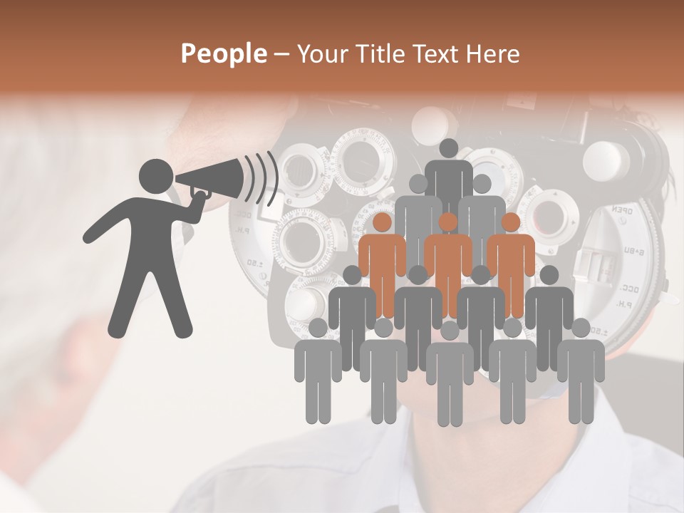 Refractive Phoropter Doctor PowerPoint Template