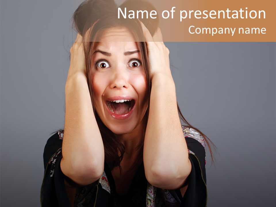 Person Lovely White PowerPoint Template