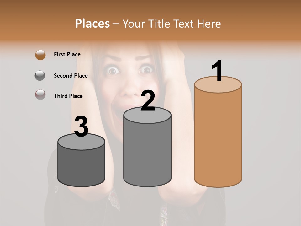 Person Lovely White PowerPoint Template