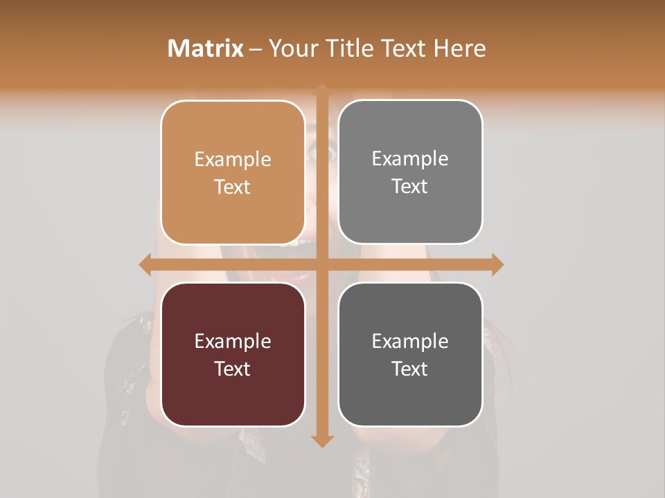 Person Lovely White PowerPoint Template