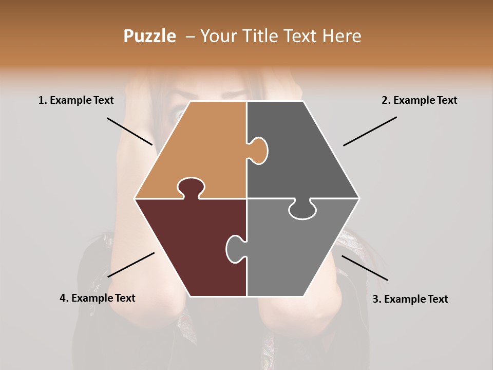 Person Lovely White PowerPoint Template