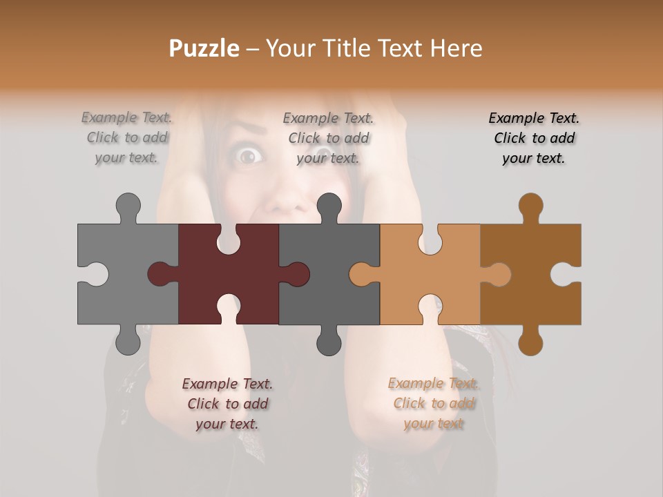 Person Lovely White PowerPoint Template