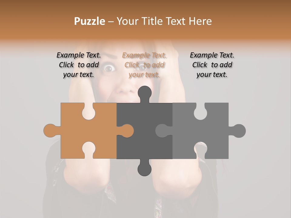 Person Lovely White PowerPoint Template