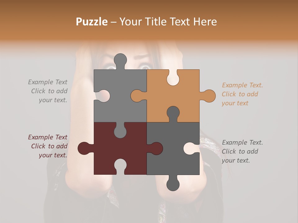 Person Lovely White PowerPoint Template