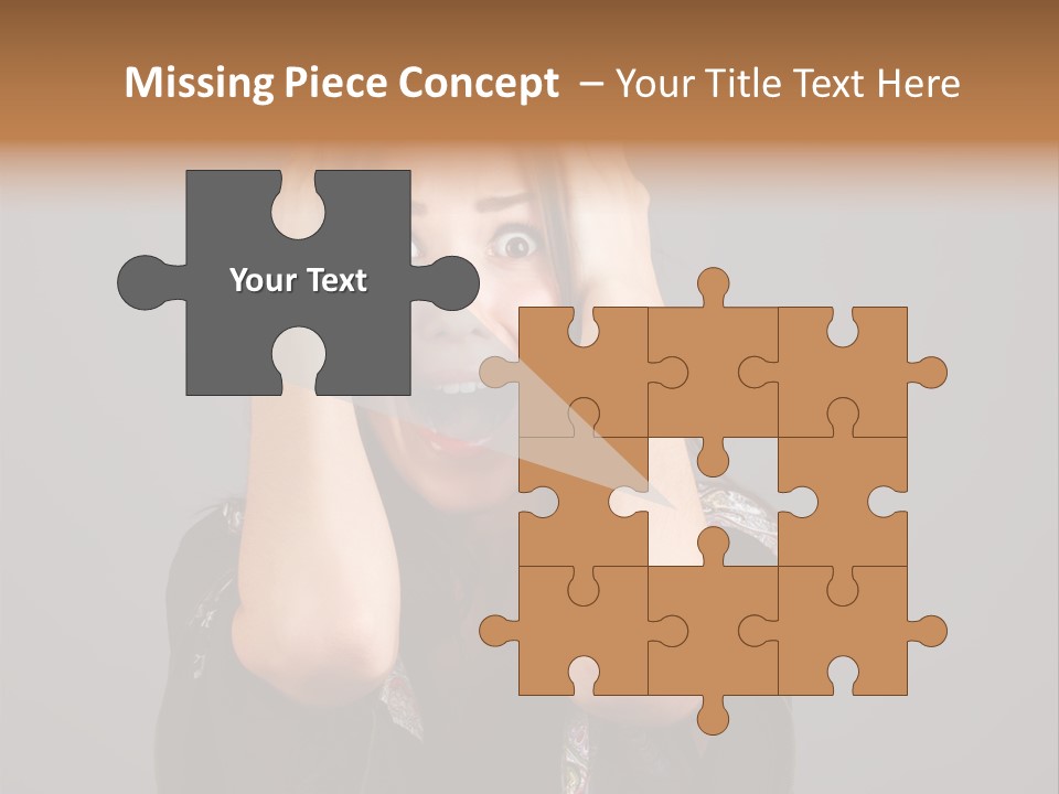 Person Lovely White PowerPoint Template