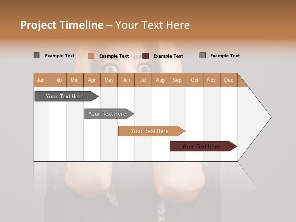 Person Lovely White PowerPoint Template
