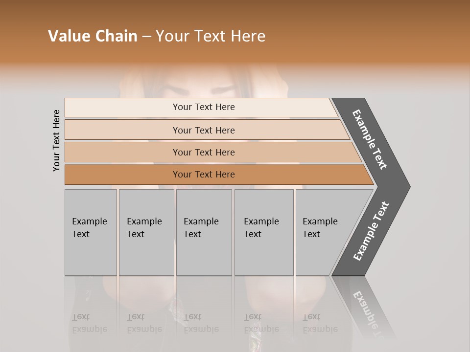 Person Lovely White PowerPoint Template