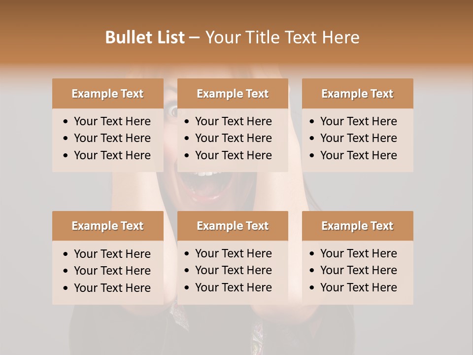 Person Lovely White PowerPoint Template