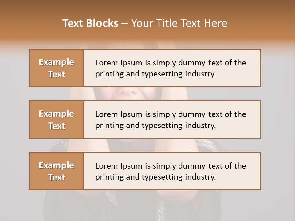 Person Lovely White PowerPoint Template