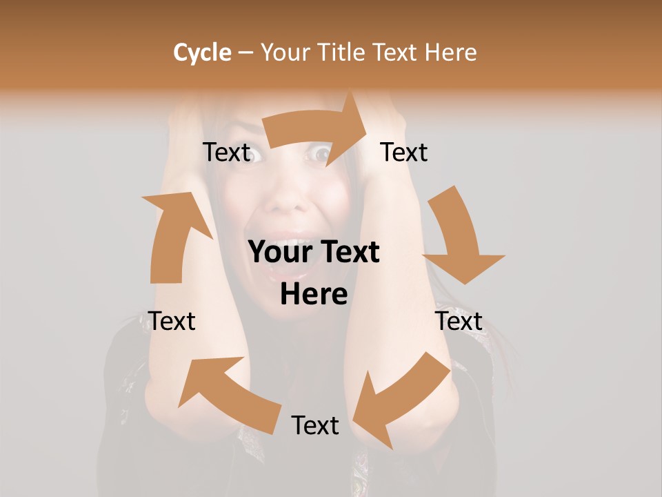 Person Lovely White PowerPoint Template