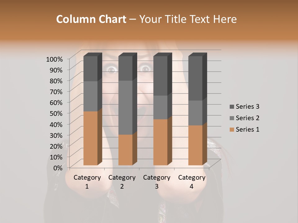 Person Lovely White PowerPoint Template