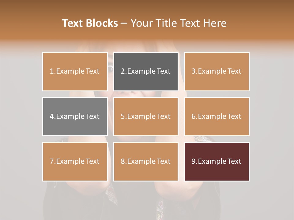 Person Lovely White PowerPoint Template