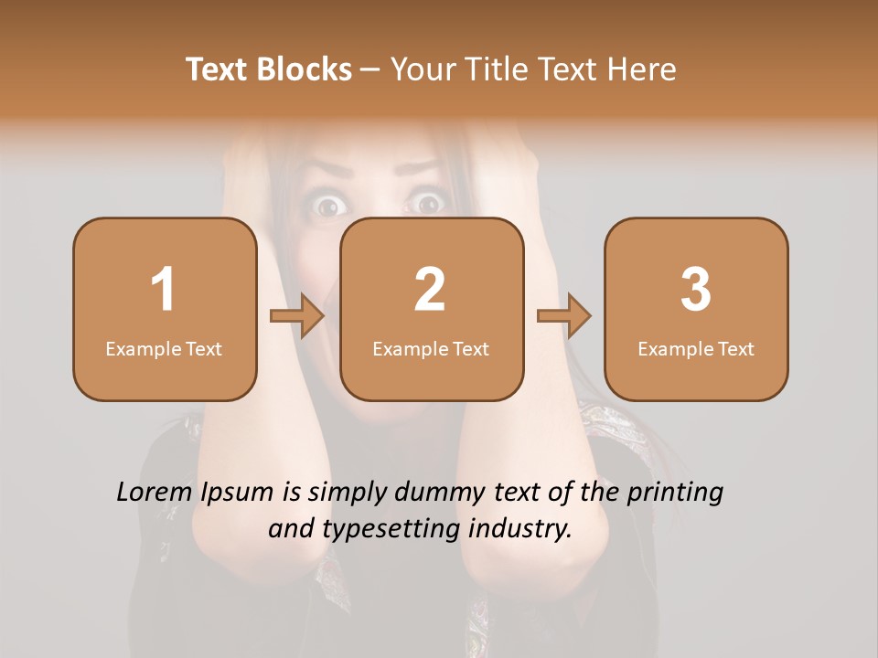 Person Lovely White PowerPoint Template