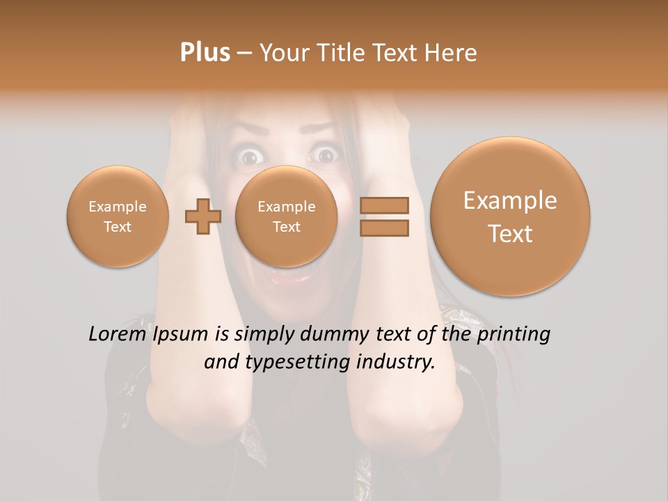 Person Lovely White PowerPoint Template