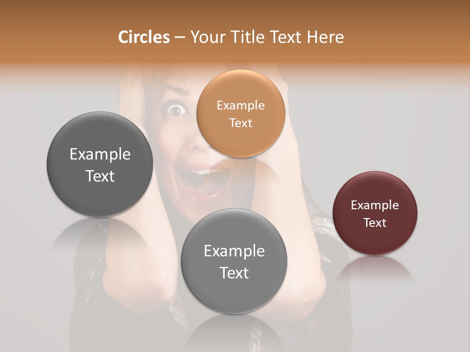 Person Lovely White PowerPoint Template