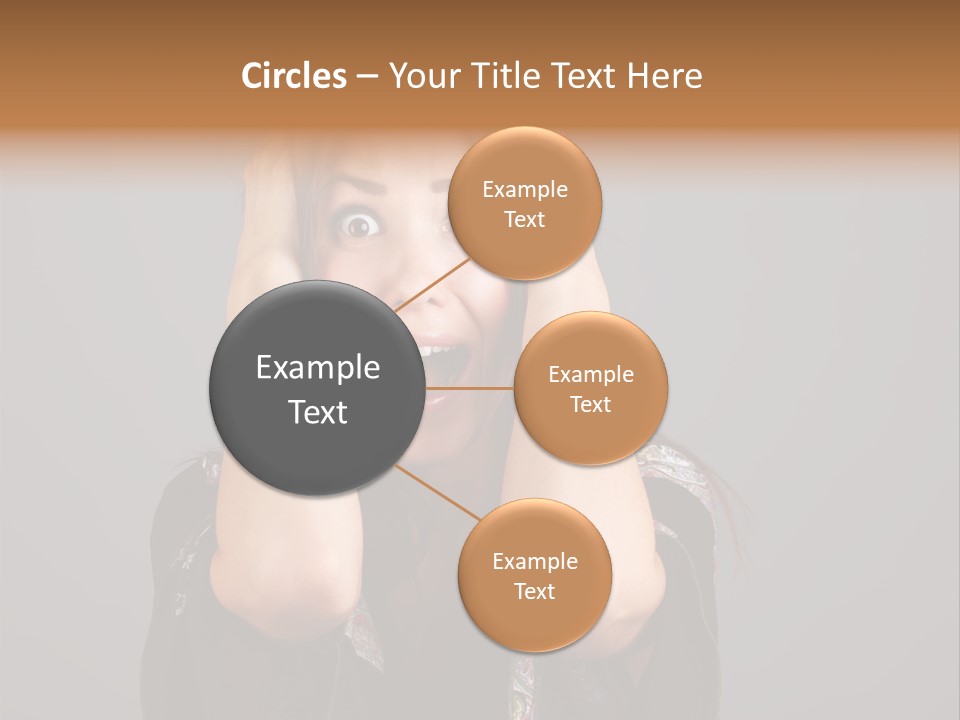 Person Lovely White PowerPoint Template