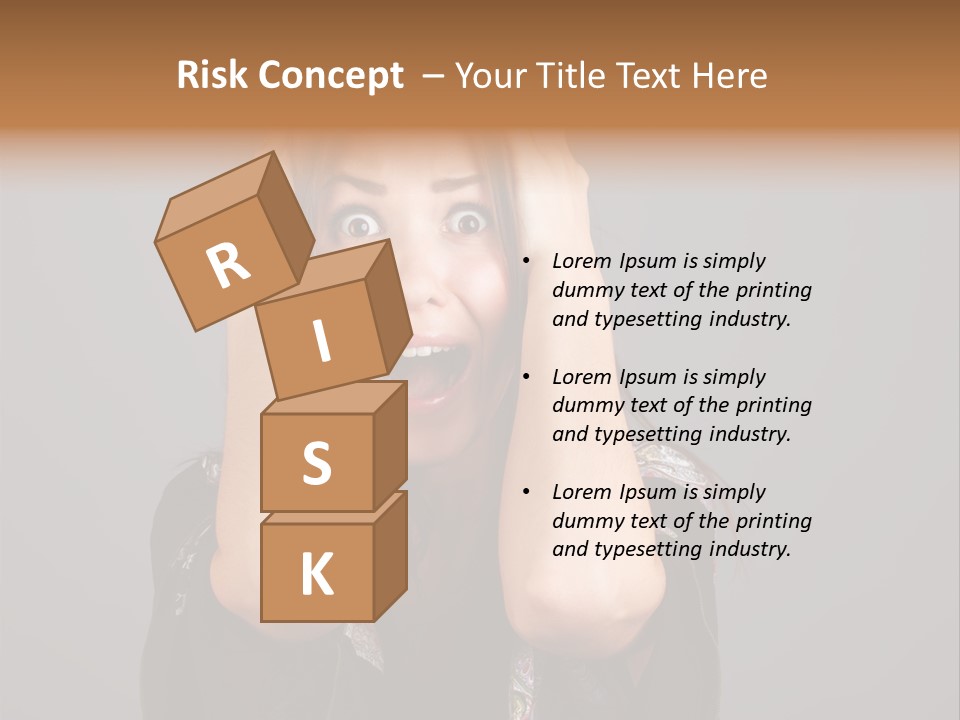 Person Lovely White PowerPoint Template