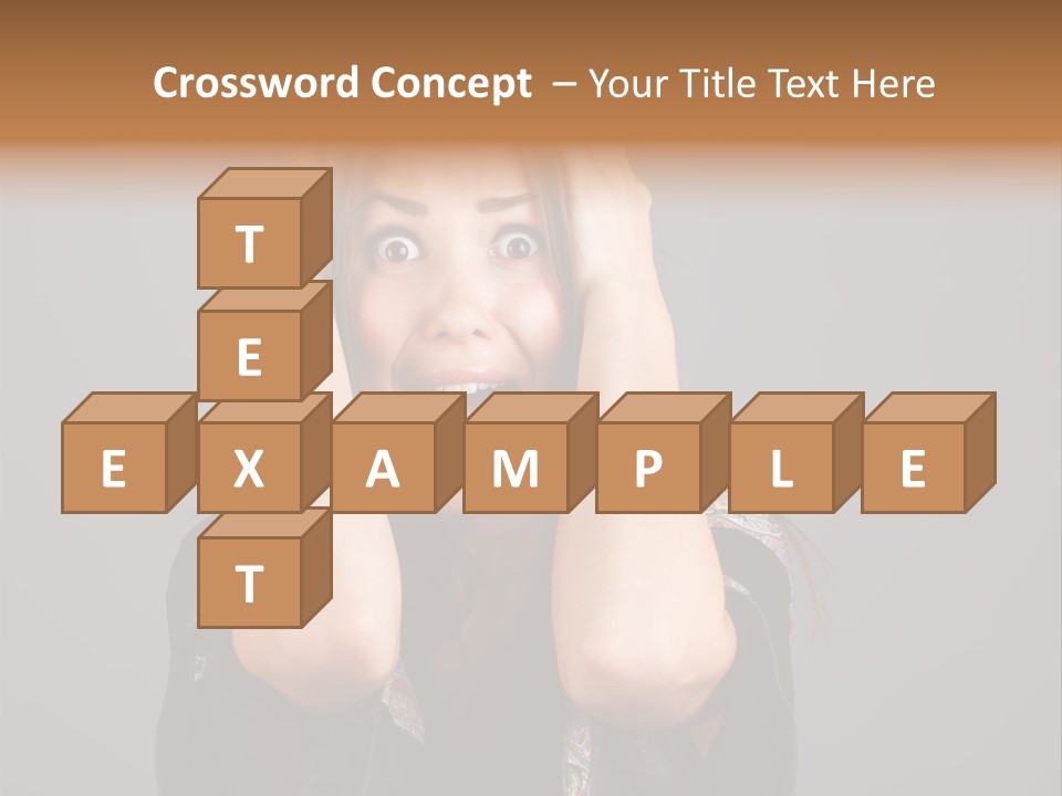 Person Lovely White PowerPoint Template