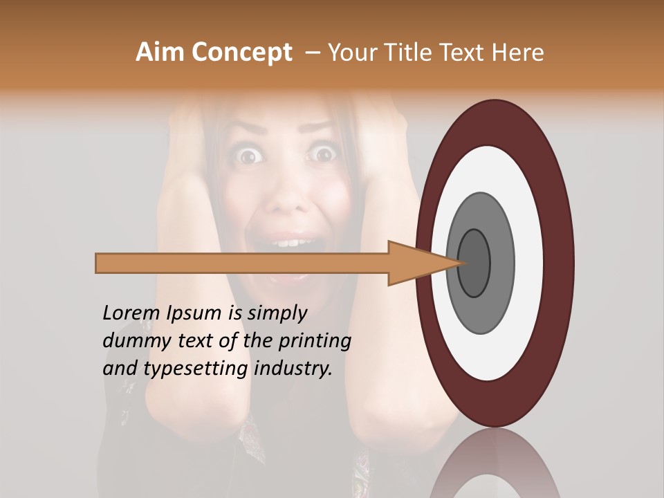 Person Lovely White PowerPoint Template