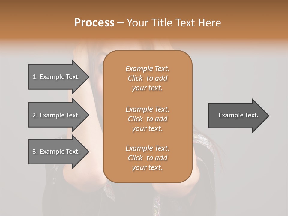 Person Lovely White PowerPoint Template