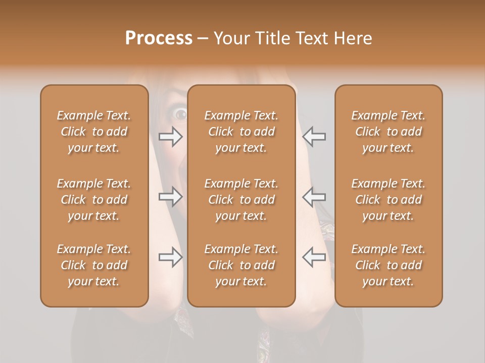 Person Lovely White PowerPoint Template